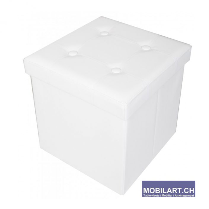 Location pouf en cuir – www.mobilart.ch Location de pouf blanc