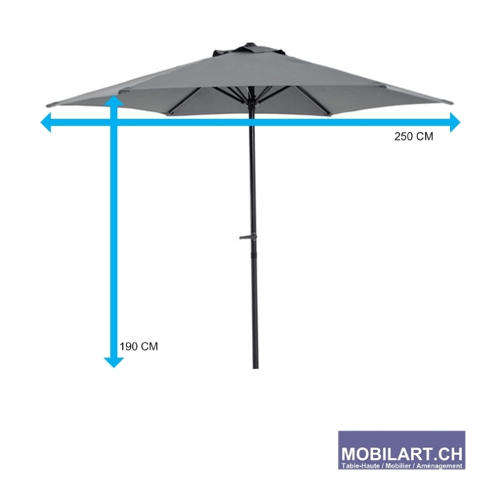 www.mobilart.ch – Location parasol noir