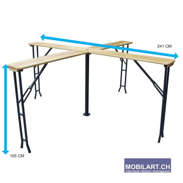 www.mobilart.ch – Location table haute en croix