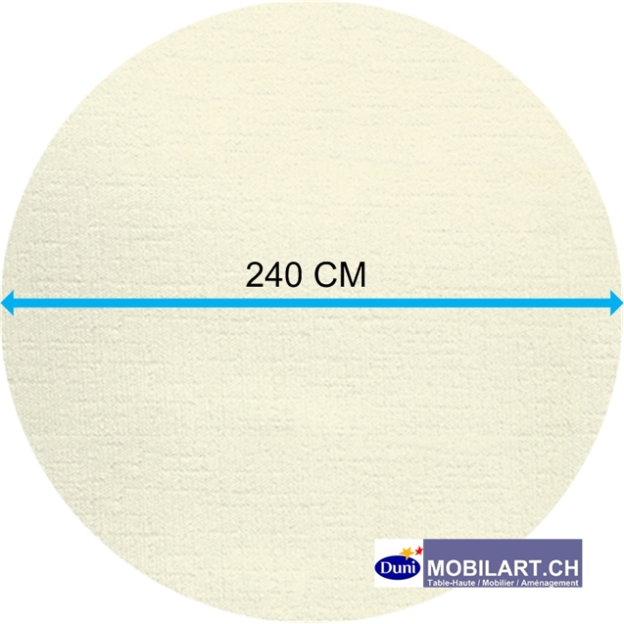 www.mobilart.ch – Nappe Duni 240 – Creme