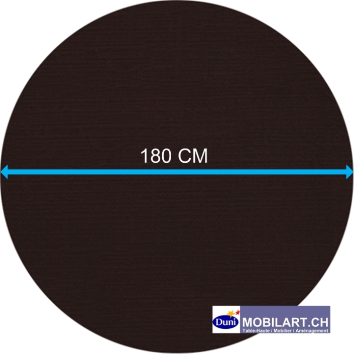 www.mobilart.ch – Nappe ronde Duni 180 – Noir