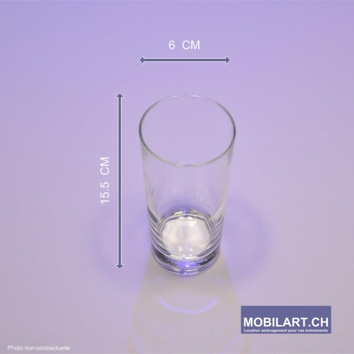 Mobilart – Location – Art de la table – Verre 40 cl Tumbler 1