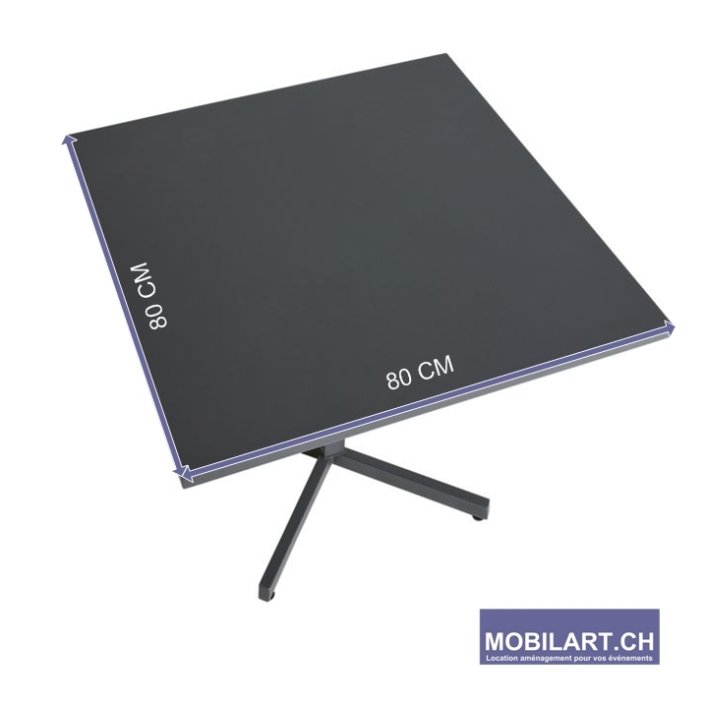 Mobilart – Location – table – 80 x 80 – 1