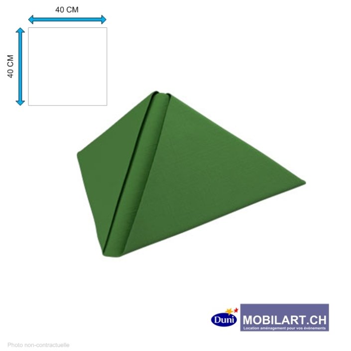 www.mobilart.ch – Serviette papier Duni – vert 40×40